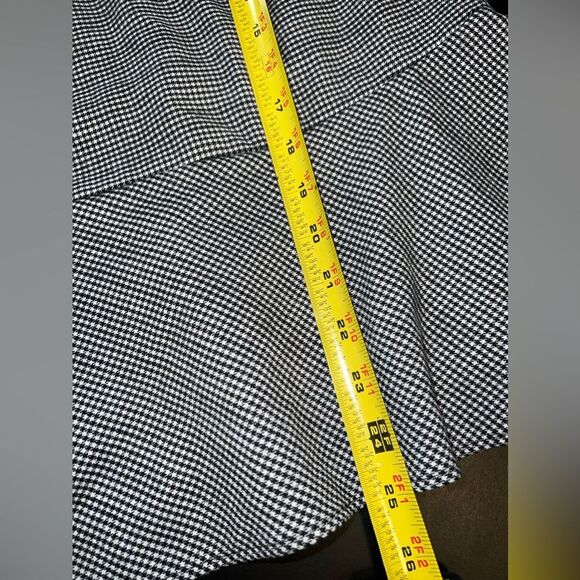 Theory Houndstooth Peplum Top Size XS EUC business career event meeting - Picture 7 of 7